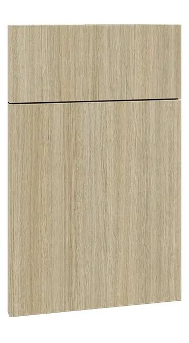 Slab Textured Natural Rift Cut Oak Cabinets - European Frameless White Oak Flat Front Cabinets, Slab Kitchen Cabinets, Slab Cabinets, Refrigerator Wall, Cabinet Trim, Free Kitchen Design, European Cabinets, Stock Cabinets, Kitchen Planner