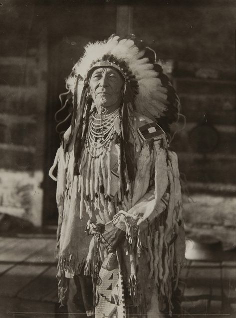 Documenting the life of Native Americans at Crow Reservation at the beginning of the 20th Century - The Vintage News Front Of A House, Ceremonial Dress, Native American Children, American Indian History, Native American Men, Native American Pictures, Native American Photos, Native American Peoples, Native American Artists