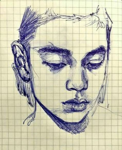 Nervous Art Poses, Simple Portrait Drawing, Pen Art Work, Sketchbook Inspo, Arte Sketchbook, Arte Inspo, Sketch Painting, Sketchbook Inspiration, Sketchbook Ideas