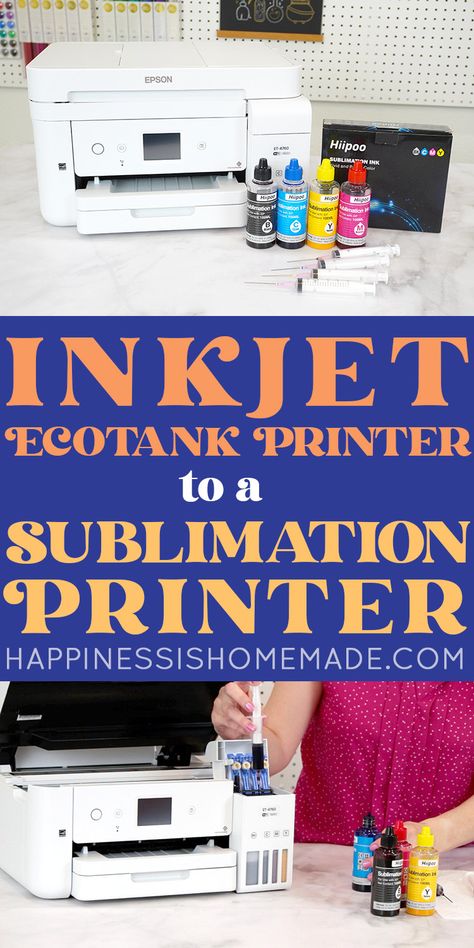 Epson Ecotank Printer, Tshirt Printing Business, Sublimation Gifts, Sublimation Ideas Projects Inspiration, Epson Printer, Sublimation Printer, Inspiring Art, Cricut Tutorials, Cricut Projects Vinyl