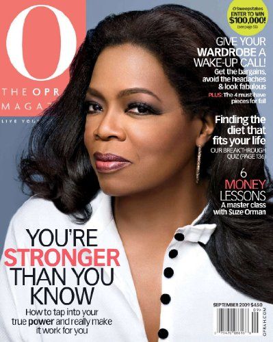 O, The Oprah Magazine (1-year auto-renewal): Amazon.com: Magazines Quotes Vision Board, Magazine Front Cover, Suze Orman, Oprah Winfrey Show, Oprah Magazine, Money Lessons, Black Magazine, Setting Intentions, Boss Mom