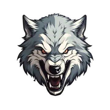 Wolf Front View, Howling Wolf Silhouette, Wolf Cartoon, Warhammer 40k Space Wolves, Angry Wolf, Cartoon Wolf, Wolf Silhouette, Wolf Illustration, Wolf Face