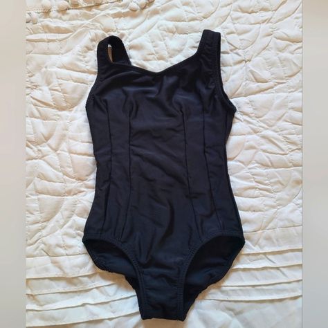 Black Ballet Childrens Leotard