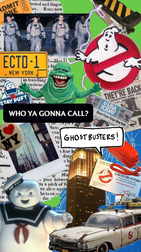 Feb 24. I ain’t afraid of no ghost Ghost Busters, Ghostbusters, Ghost, Collage