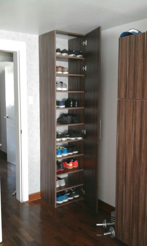 Modern Shoe Rack Design Ideas, Closet Design Plans, Shoe Storage Design, Shoe Cabinet Design, Modern Shoe Rack, Shoe Cupboard, Shoes Rack, Modern Cupboard Design, Bedroom Cupboard Designs