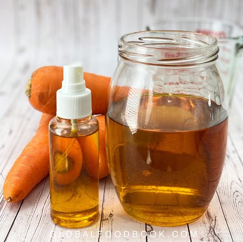 A new video is up on our YouTube channel- How to make carrot oil 🥕🥕 Watch the full video via 👉 bit.ly/carrotoil • • Processing your own carrot oil should be effortless yet the benefits are immeasurable. Olive oil was used as the carrier oil for processing this carrot oil. So go ahead, watch the video and try it out yourself. • • Here are some of the uses of carrot oil * carrot contains the highest amount of beta carotene. * beta-carotene is an antioxidant that converts to vitamin A. * carrot Orange Olive Oil, Carrot Oil, Carrots Oil, Diy Skin Care Recipes, Food Processing, Carrier Oil, Beta Carotene, Shredded Carrot, Skin Care Recipes