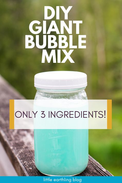 Giant Bubble Recipe Without Glycerin, Giant Bubbles Recipe, Bubble Mixture Recipe, Large Bubbles Recipe, Diy Bubbles Recipe, Bubble Recipes, Giant Bubble Solution, Bubble Solution Recipe, Giant Bubble Recipe