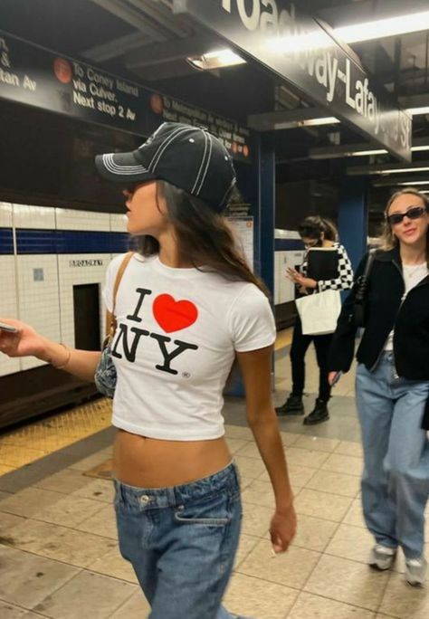 Nyc Shirt, Outfits Nyc, Ny Outfits, New York Outfits, Nyc Summer, I Love Ny, Nova York, I ❤ Ny, New Energy