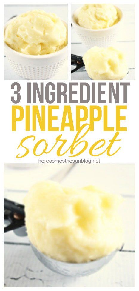 Pineapple Sherbert Recipe, Homemade Sherbert Recipe, Pineapple Sherbet Recipe, Sorbet Recipes Easy, Pineapple Sorbet Recipe, Pineapple Sherbert, Fruit Sorbet Recipe, Gelato Recipes, Desserts Nutella