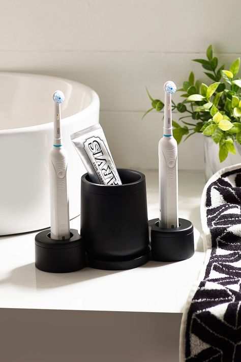 Toothbrush Holder Ideas, Electric Toothbrush Storage, Electric Toothbrush Holder, Toothbrush Holders, Toothbrush Storage, Bathroom Inspo, Electric Toothbrush, Toothbrush Holder, Bathroom Ideas