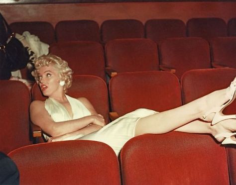 Marilyn in White 1954 screening room, copyright Renaissance Road, Inc. Bernard of Hollywood from the book Marilyn: Intimate Exposures by Susan Bernard Photo: Bernard Of Hollywood Pub, San Francisco Art Exchange Galle / SF Seven Year Itch, The Seven Year Itch, Septième Art, Candle In The Wind, Pin Up Photography, Marilyn Monroe Photos, Actrices Hollywood, Norma Jean, Rachel Mcadams