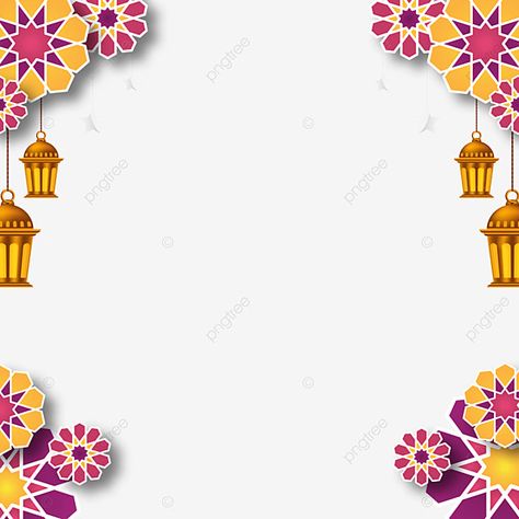 Lantern Mandala, Ramadan Frame, Islamic Mandala, Ramadan Clipart, Islamic Frame, Islamic Lantern, Eid Mubarak Card, Mandala Clipart, Summer Banner