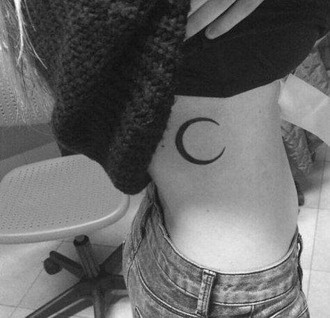 Moon/Letter C Tattoo Letter C Tattoo, Arm Tattos, Moon Crown, Crescent Moon Tattoo, C Tattoo, Japanese Sleeve Tattoos, Crown Tattoo, Side Tattoos, Baby Tattoos