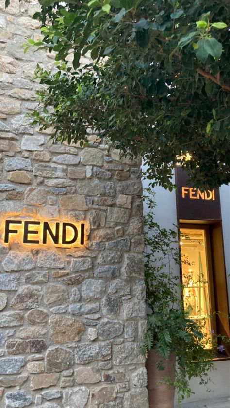 Fendi boutique in Nammos Mykonos, Greede Mykonos, Fashion Boutique, Vision Board, Greece, Fendi, Cafe, Boutique, Quick Saves