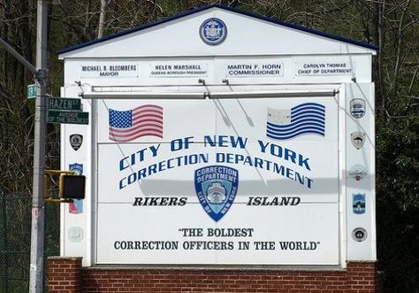 The quote says it all. Rikers Island, Correctional Officer, New City, Funny Signs, Barber Shop, Bronx, York City, New York City, New York