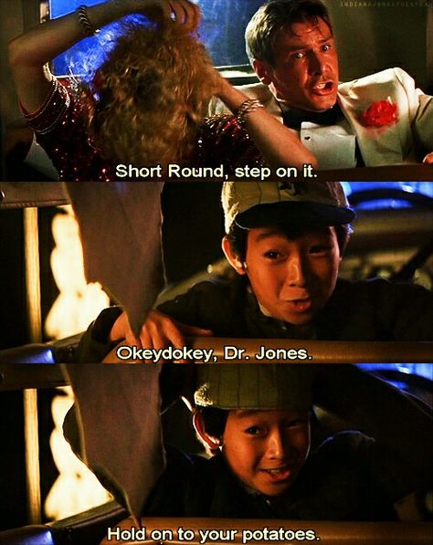 short round... gotta love him! Henry Jones Jr, Harrison Ford Indiana Jones, Car Adventure, Indiana Jones Films, Temple Of Doom, Henry Jones, Raiders Of The Lost Ark, Oki Doki, Lost Ark