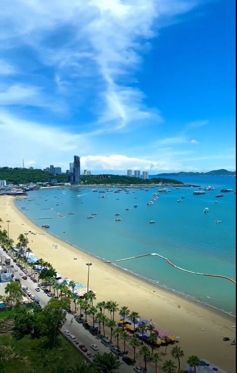 Thailand Beach Pattaya Beach Aesthetic, Tamil New Year Greetings, Bangkok Tourist, Pattaya Beach, Bangkok Shopping, Pass Port, Travelling Thailand, Pattaya City, Bangkok Hotel