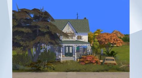 Check out this lot in The Sims 4 Gallery! - This home has been abandoned for many years. No efforts have been made to restore it, yet it appears someone has been staying here... #msgryphi #abandoned #old #broken Sims 4 Fixer Upper House, Sims 4 Abandoned House, Fixer Upper Houses, Fixer Upper Homes, The Sims 4 Lots, Sims 4 Gallery, Sims Inspiration, Fixer Upper House, Sims Building