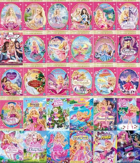 Barbie series Barbie Movies List, Movies To Watch List, Barbie 12 Dancing Princesses, Barbie Series, Movie To Watch List, Childhood Memories 2000, Barbie Cartoon, Barbie Images, Film Disney