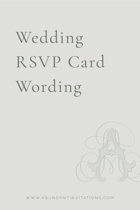 RSVP card wording, how to word your response card, mail in RSVP card, online RSVP card, meal selections, number of guests attending, reply options, M line, what is the M line on RSVP Cards Rsvp Wedding Cards Wording, Rsvp Wording, Lunch Invitation, Wedding Wording, Card Sayings, Invitation Wording, Rsvp Wedding Cards, Wedding Planning Advice, Wedding Invitation Wording