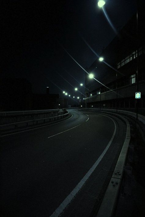 Dark Highway Aesthetic, Plague Dogs, Empty Street, Street At Night, Midnight City, Low Light Photography, City Vibes, Dark City, Dark Paradise