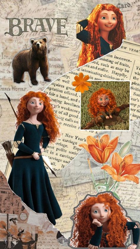 #merida #brave #wallpaper Brave Wallpaper, Disney Princess Merida, Merida Disney, Princess Merida, Disney Brave, Merida Brave, Western Wallpaper Iphone, Princess Wallpaper, Disney Iphone