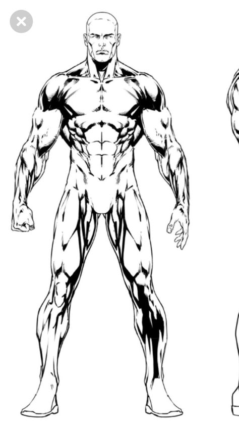 Anime Muscular Guy Reference, Front Pose, Superhero Poses, Jason Fabok, 남성 근육, Male Body Drawing, Figure Drawings, Drawing Superheroes, Man Anatomy