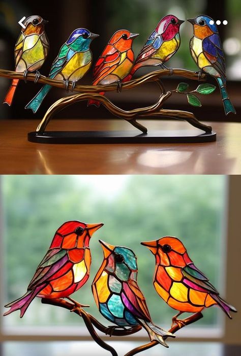 Bird Light, Glass Painting Patterns, Afrique Art, Glass Painting Designs, Stained Glass Birds, Stained Glass Diy, Stained Glass Crafts, Stained Glass Designs, Stained Glass Patterns