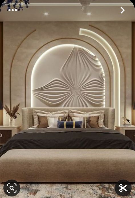 Unique Bedroom Design, Stylish Bedroom Design, Bedroom Interior Design Luxury, Modern Luxury Bedroom, Bedroom Wall Designs, Luxury Bedroom Design, Bed Design Modern, Dekorasi Kamar Tidur, Luxury Bedroom Master