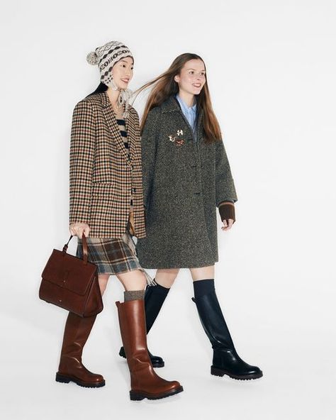 Weekend Max Mara on Instagram: "Match game: silhouettes and patterns are revisited in the Fall Winter 2022 collection where the Weekend Max Mara distinctive yarn-died fabric meets stripes and tartan. ⁠ ⁠ #WeekendMaxMaraFW22" Bavarian Outfit, Match Game, Weekend Max Mara, Winter 2022, Matching Games, In The Fall, Coat Fashion, Max Mara, Cute Casual Outfits