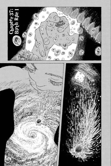 Manga panel from Children of the Sea/Ghost of the Sea (Japanese: 海獣の子供, Hepburn: Kaijū no Kodomo, lit. "marine mammal children") a Japanese manga series written and illustrated by Daisuke Igarashi. Daisuke Igarashi, Children Of The Sea, Comic Book Layout, Comic Layout, Japanese Manga, Comic Drawing, Manga Books, Japanese Manga Series, Manga Pages