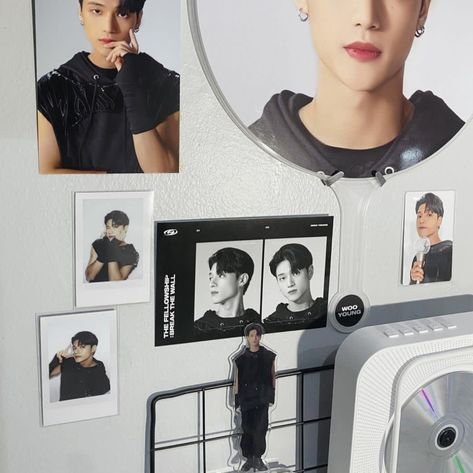 Ateez Atiny Room, Ateez Room Aesthetic, Ateez Core Aesthetic, Ateez Room Decor, Ateez Id Photo, Ateez Album Aesthetic, Kpop Fan Aesthetic, Kpop Collection Aesthetic, Atiny Aesthetic