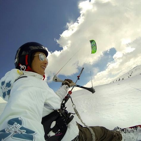 GoPro capturing SnowKite Gopro Photos, Photo Of The Day, Kite Surfing, Im Happy, I'm Happy, 404 Page Not Found, Gopro, Utah, Skiing