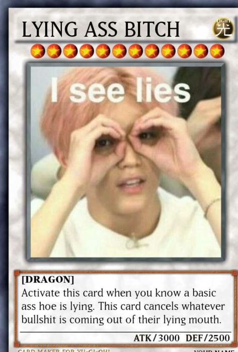 Pokemon Card Memes, Yugioh Trap Cards, Response Memes, Funny Yugioh Cards, Bts Meme Faces, Current Mood Meme, Snapchat Funny, Funny Kpop Memes, Yugioh Cards