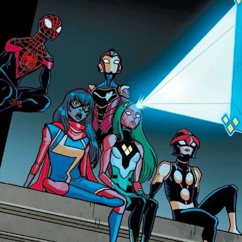 The Champions Marvel, Viv Vision Icon, Ms Marvel Comic Icons, Champions Marvel, Viv Vision, Ms Marvel Comic, Vision Avengers, Nova Marvel, Sam Alexander