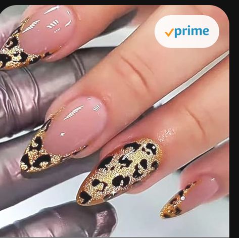 French Tip Manicure, Glitter Manicure, Seasonal Nails, Leopard Nails, Fake Nails With Glue, Animal Nails, Stick On Nails, Bling Nails, Nail Sizes