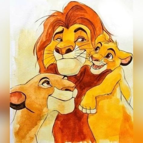 Anime Tattoo Designs, Funny Animal Pics, Disney Pop Art, Animated Pics, King Drawing, Lion King Party, King Painting, Lion King Drawings, Lion King Pictures