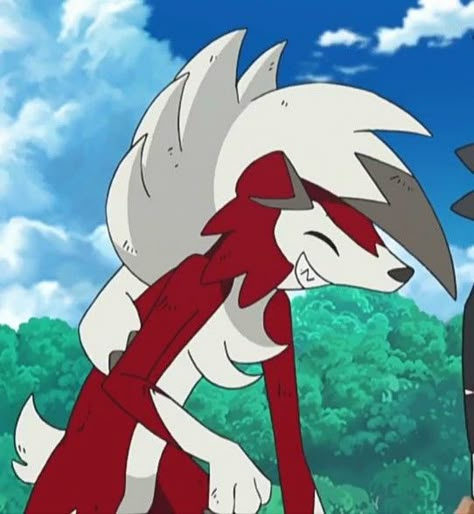 Lycanroc Screenshot Midnight Form Lycanroc, Lycanroc Midnight Art, Rockruff Pfp, Lycanroc Pfp, Lycanroc Pokemon, Lycanroc Midnight, Rockruff Pokemon, Midnight Lycanroc, Pokemon Amv