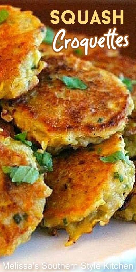 Shredded Squash Recipes, Low Carb Squash, Crispy Squash, Squash Croquettes, Easy Squash Recipes, Zucchini Zoodles, Vegetable Casseroles, Kitchen Website, Summer Squash Recipes