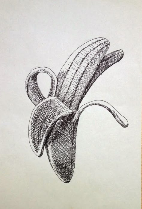 Tania McCartney Blog: #illo52weeks - week 8: cross hatching Tonal Drawing, Hatch Art, Hatch Drawing, Black Pen Drawing, Fineliner Art, Stippling Art, Fruits Drawing, Pen Art Drawings, Art Basics