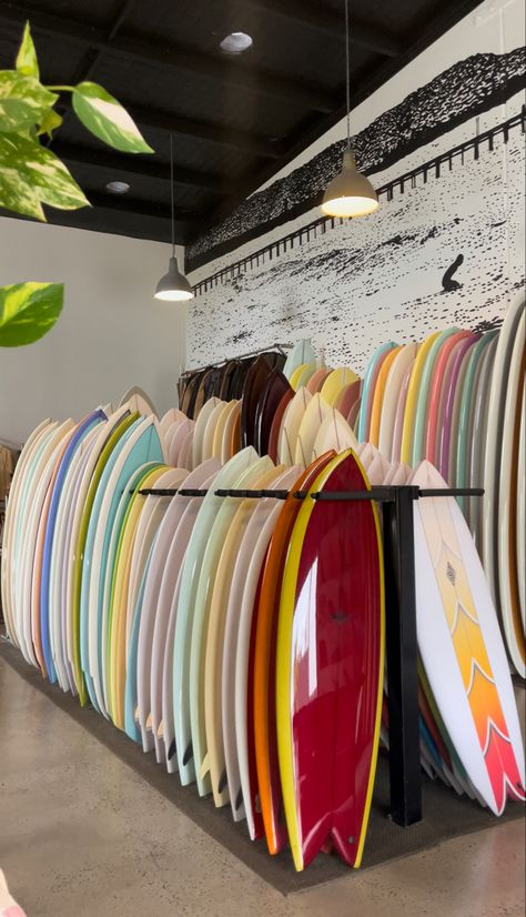 Surfboard Widget, Horse Rider Aesthetic, Album Surfboards, Surfboard Aesthetic, Pogue Summer, Rider Aesthetic, Industrial Coastal, Surfboard Shop, Photo Surf