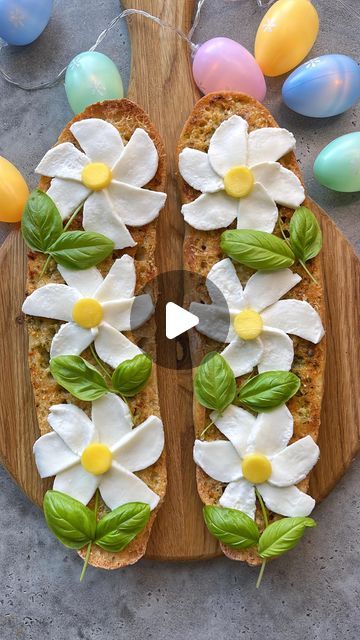 Easter Side Dish, Easy Garlic Bread, Easter Sides, Easter Side Dishes, Food Shapes, Savory Herb, Fruit Toppings, Drink Ideas, Easter Sunday