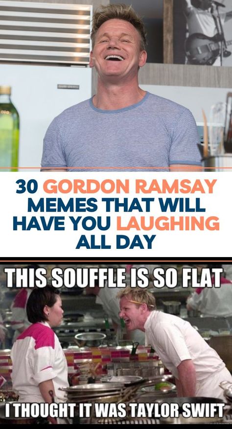 Let’s talk Gordon Ramsay memes! Hot-headed celebrity chef Gordon Ramsay has a reputation for flying off the rails and really delivering savage insults on a variety of cooking shows and competitions. While some might not love this about him, his attitude has resulted in a number of fabulous Gordon Ramsay memes that celebrate his brash, unvarnished, opinions on all matters gastronomic. Gordon Ramsay Funny, Chef Gordon Ramsay, Chef Gordon, Cooking Shows, Crazy Tattoos, Funny Parenting, Celebrity Chef, Parenting Memes, Gordon Ramsay