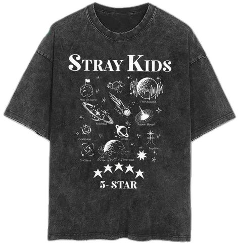 Stray Kids 5 Star Come Back Album T-Shirt Tracklist Sweatshirt Tour Shirt Classic Check more at https://dadmomgift.com/product/stray-kids-5-star-come-back-album-t-shirt-tracklist-sweatshirt-tour-shirt-classic/ Skz T Shirts, K Pop Merch, Mha Clothes, Skz Outfits, Stray Kids Outfits, Painted Clothes Diy, Kpop Shirts, Pop Pop Shirts, Best Casual Outfits