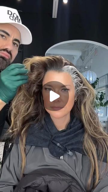 windsorbeautysupply on Instagram: "I have a handful of clients that I do this technique on🙏I balayage on dry hair every third appointment👉. In between those appointments, we are simply doing gray coverage.💁🏽‍♂️I’m obsessed with using @schwarzkopfusa Color10 on clarified and damp, towel dried hair. 👉It gives me the most beautiful,  shiny coverage and it only takes 10 minutes to process. 🤯  WOULD YOU TRY THIS TECHNIQUE????   @colorbycarlos  #btconeshot2024_colorvideo #michiganhair #michigansalons #ohiosalon #toledosalon #oneshothairawards2024 #schwarzkopfusa #brunettebalayage #brunette" Covering Gray Hair Light Brown, Brunette With Gray Balayage, Blonde Balayage On Gray Hair, Brunettes With Gray Hair, Bayalage For Grey Hair, Lightly Highlighted Brown Hair, Halo Balayage Brunette, Balayage Hair To Cover Gray, Brown Hair Balayage Medium Length