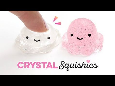 YouTube How To Make Squishies Diy, Make Squishies Diy, Homemade Fidgets, Diy Mochi, Squishies Kawaii Diy, How To Make Squishies, Squishy Videos, Homemade Squishies, Water Slime