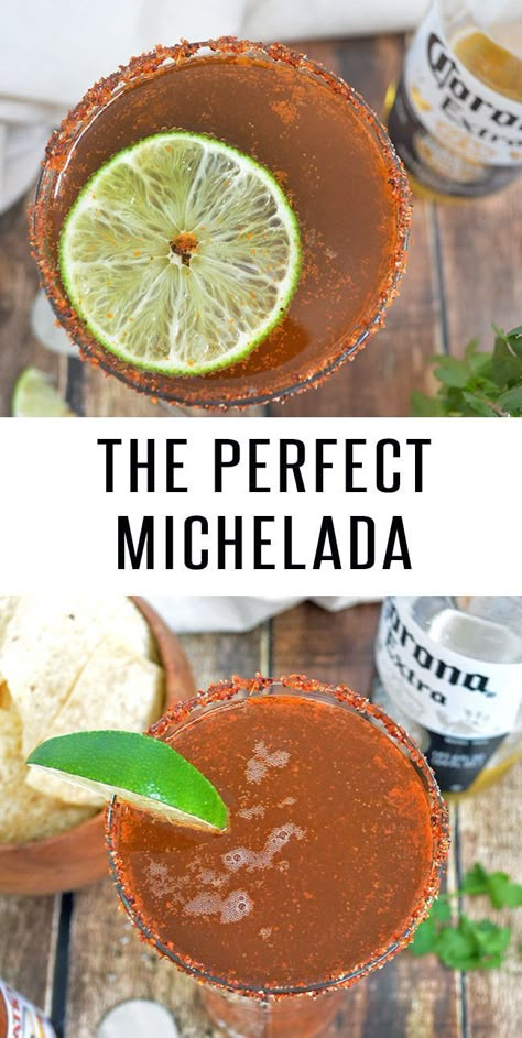 Michelada Bar Ideas, Red Beer Recipes, Michelada Mix Recipe, Michelada Mix, Carne Asada Recipe, Michelada Recipe, Mexican Beer, Mexican Drinks, Michelada