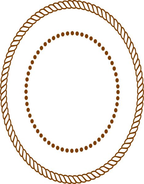 Oval Frame Clip Art | Oval Rope Border - Brown clip art Oval Frame Drawing, Tie The Knot Wedding, Rope Border, Rope Frame, Metal Embossing, Geometric Design Art, Parchment Craft, Nautical Rope, Black And White Flowers