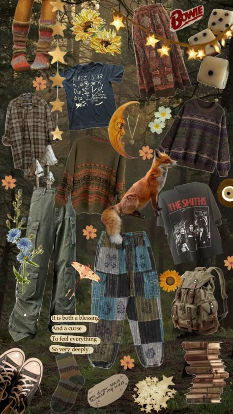 #forestaesthetic #goblincore #nature #outfits #wild Goblin Core Outfit, Goblincore Aesthetic Outfits, Goblincore Outfits, Nature Outfits, Goblincore Aesthetic, Hippie Lifestyle, Goblin Core, Earthy Outfits, Funky Outfits