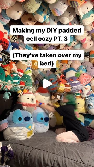 SquishAddict on Instagram: "I sleep on the floor now 😔 Like and follow for more Squishmallow content as well as my personal collection!📸💖 Tag me in your Squishmallow finds!🙌 • • • • • • • • • #squishmallows #squish #squishmallowsquad #squishmallowhunting #fyp #explore #explorepage #foryou #squishtok #squishmallowcommunity #squishhunting #squishhunt #reels #viral #trending" Squishmallow Storage, Squishmallows Aesthetic, Squishmallows Collection, Squish Mellow, My Person, Sleep On The Floor, Big Boy Room, On The Floor, Kids' Room